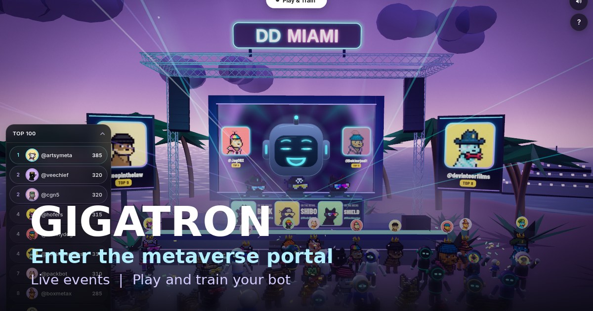 GIGATRON: Enter the Gigatron metaverse portal